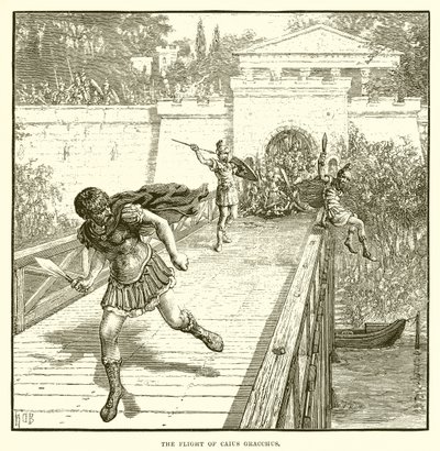 Die Flucht von Caius Gracchus von English School