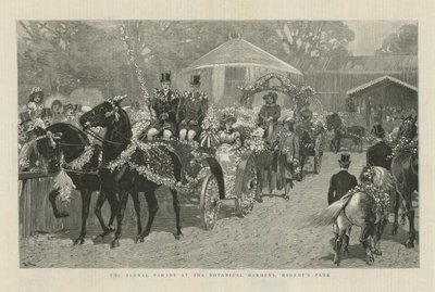 Die Blumenparade in den Botanischen Gärten von English School