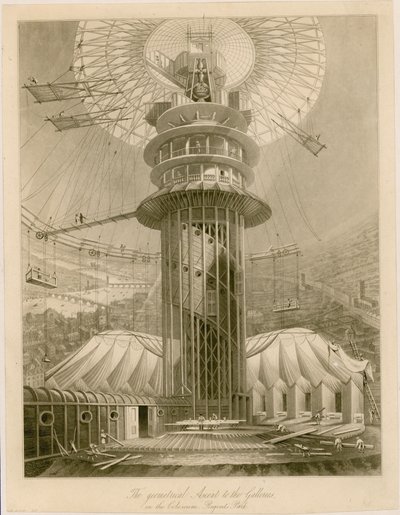 Der geometrische Aufstieg zu den Galerien im Kolosseum, Regent
