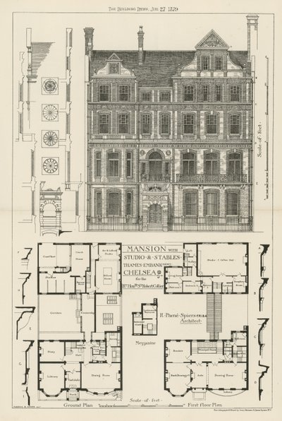 Das Haus von Sir Robert Collier von English School