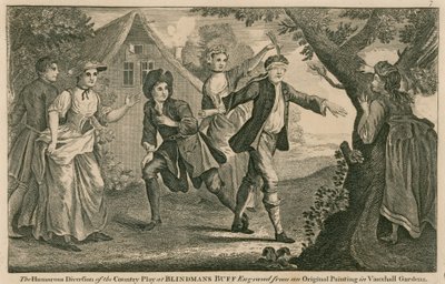 Die humorvolle Ablenkung des Landspiels Blindekuh von English School