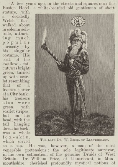 Der verstorbene Dr. W Price, von Llantrissant von English School
