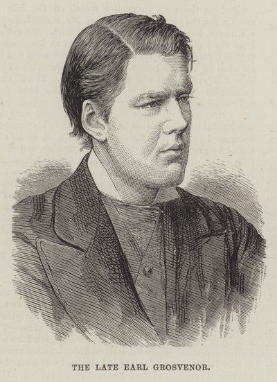 Der verstorbene Earl Grosvenor (Gravur) von English School