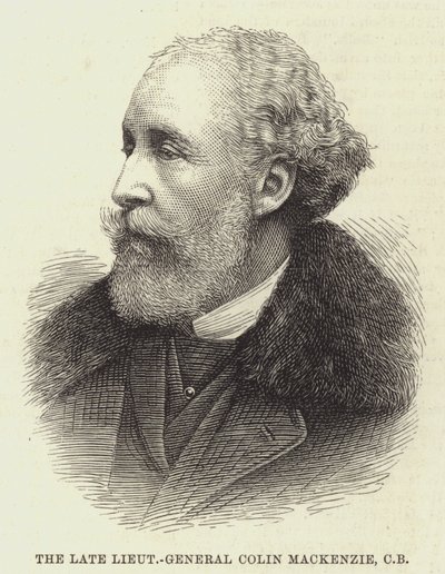Der verstorbene Generalleutnant Colin Mackenzie, CB von English School