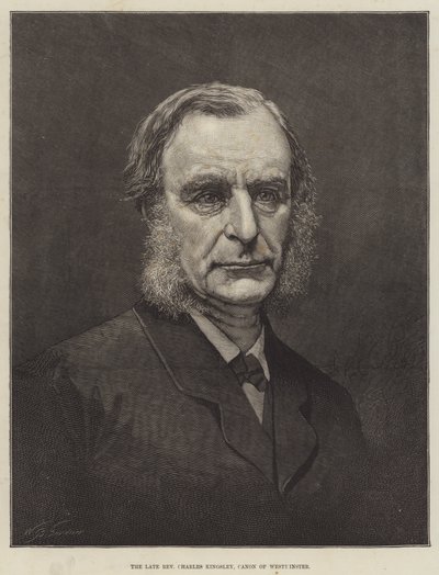 Der verstorbene Reverend Charles Kingsley, Kanoniker von Westminster (Stich) von English School