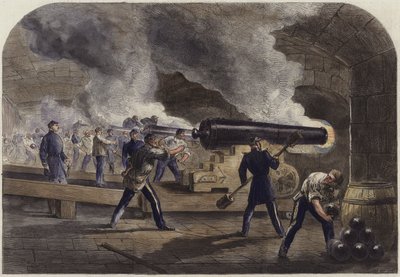 Die Hauptbatterie von Fort Sumter von English School