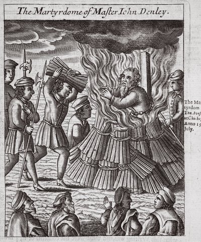 Das Martyrium von Meister John Denley, Illustration aus 