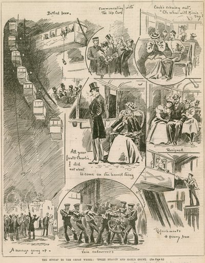 Das Missgeschick am Großen Rad, zwischen Himmel und Earls Court von English School