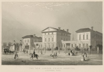 Das neue London Fever Hospital, Liverpool Road von English School