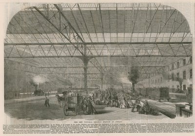 Der neue Victoria Bahnhof in Pimlico, London von English School