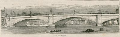 Die neue Brücke über die Themse in Putney von English School