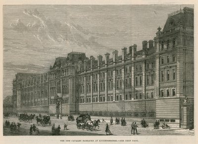 Die neuen Kavalleriekasernen in Knightsbridge von English School