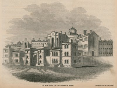 Das neue Gefängnis für die Grafschaft Surrey von English School