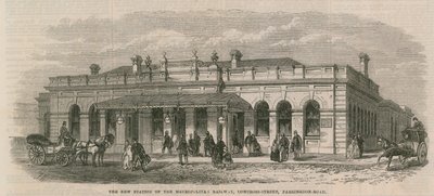 Der neue Bahnhof der Metropolitan Railway von English School