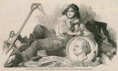 Die Eröffnung des Thames-Tunnels von English School