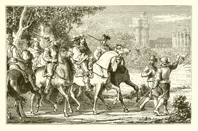 Die Prinzen nach Vincennes geführt von English School