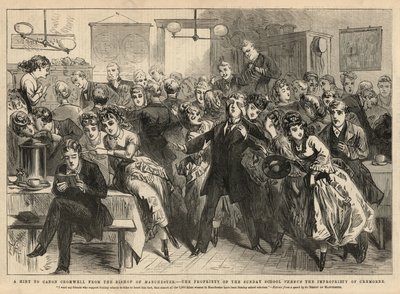 Die Anständigkeit der Sonntagsschule versus die Unanständigkeit von Cremorne von English School