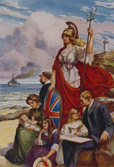 Die stolzen Bollwerke von Britannia von English School