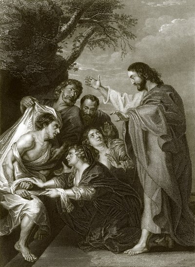 Die Auferweckung des Lazarus von English School