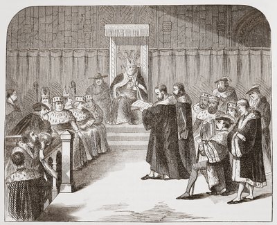 Die Verlesung des Augsburger Bekenntnisses von English School