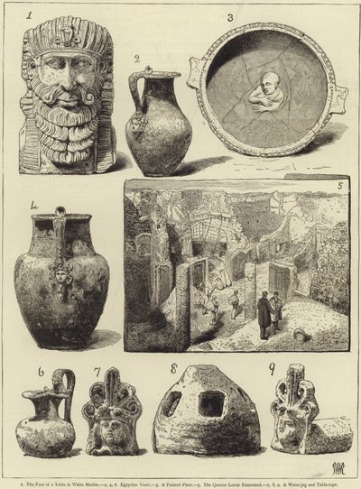 Die jüngsten Ausgrabungen in Pompeji von English School