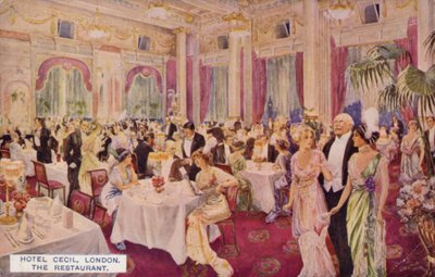 Das Restaurant, Hotel Cecil, London von English School