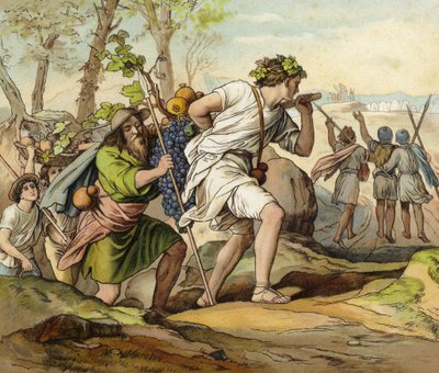 Die Rückkehr von Josua und Kaleb von English School
