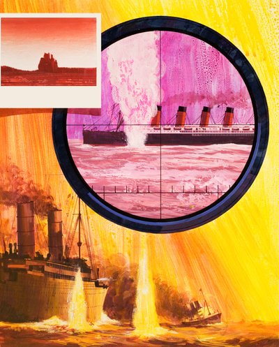 Das Sinken der Lusitania von English School