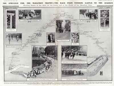 Der Kampf um die Marathon-Trophäe von English School