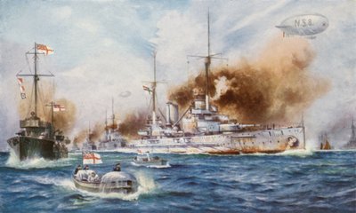 Die Kapitulation der deutschen Hochseeflotte, 1918 von English School