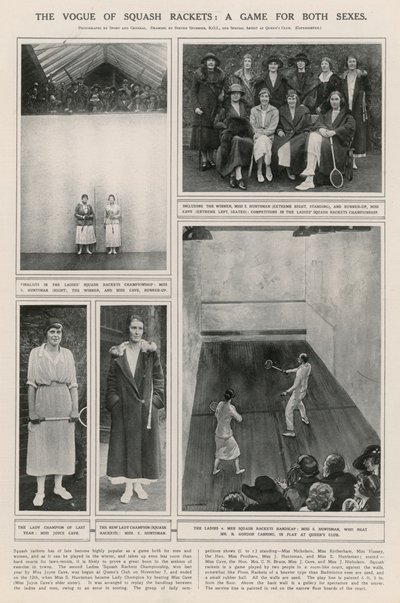Die Mode der Squash-Schläger: ein Spiel für beide Geschlechter von English School