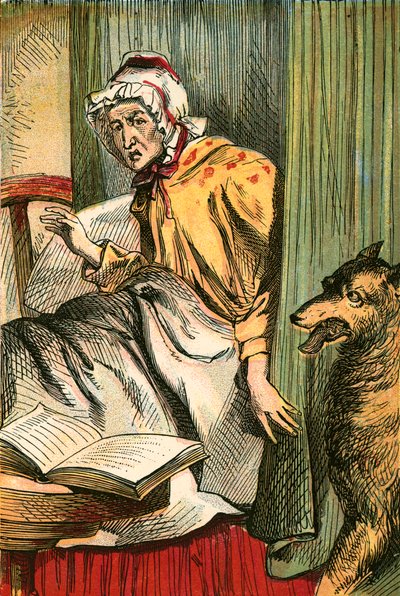 Der Wolf bei der Großmutter von English School
