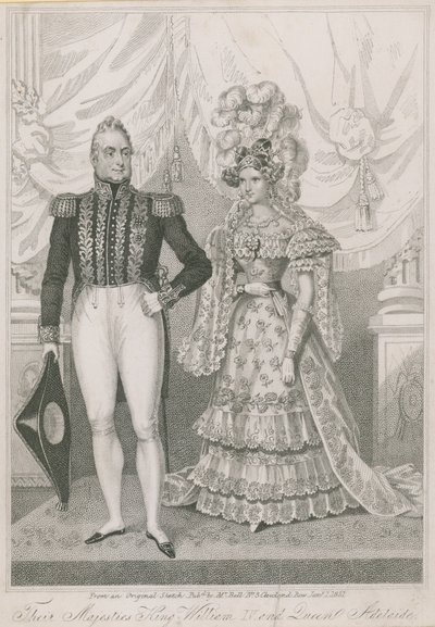 Ihre Majestäten König Wilhelm IV. und Königin Adelaide von English School