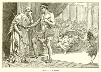 Theseus und Aegeus von English School