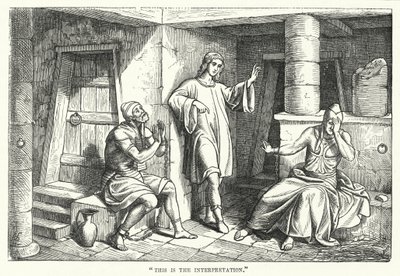 "Das ist die Deutung" (Gravur) von English School