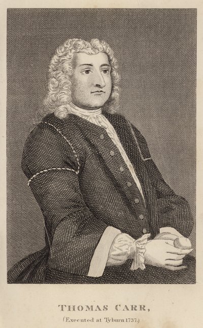Thomas Carr, hingerichtet in Tyburn 1737 von English School
