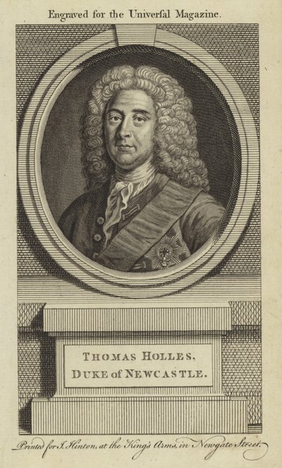 Thomas Holles, Herzog von Newcastle von English School