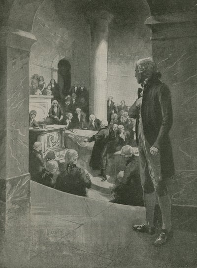 Thomas Jefferson hört die Verratsrede von English School
