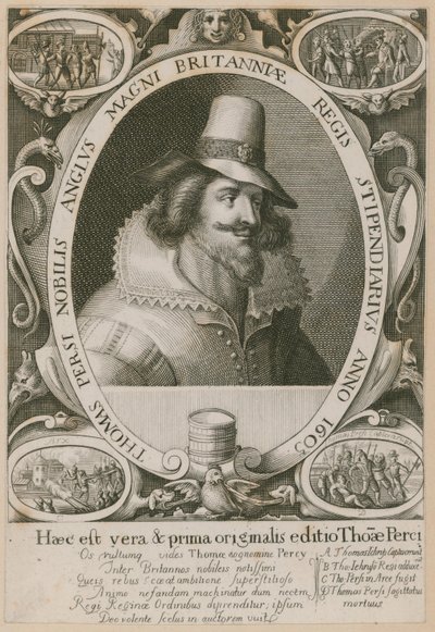 Thomas Percy, einer der Verschwörer der Pulververschwörung von English School