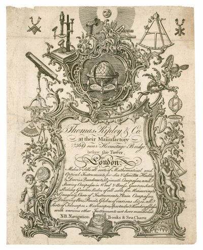 Thomas Ripley & Co, Visitenkarte von English School