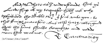 Thomas Cranmer (Erzbischof von Canterbury) von English School
