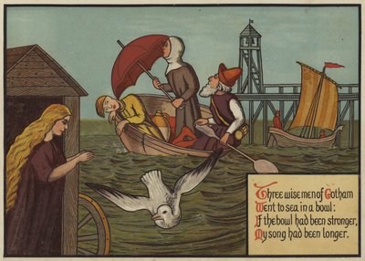 Drei weise Männer von Gotham von English School