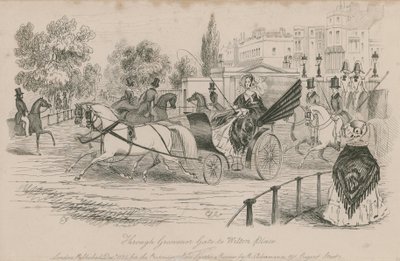 Durch das Governor Gate zur Wilton Place, Hyde Park, London von English School