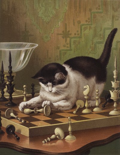 Tib spielt Schach von English School