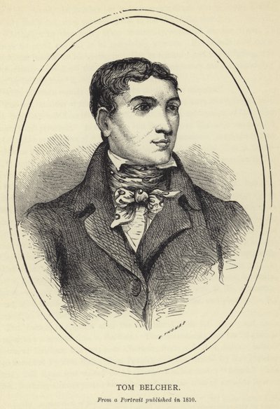 Tom Belcher, nach einem Porträt veröffentlicht 1810 von English School