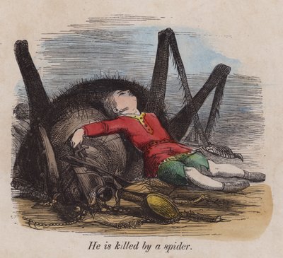 Däumling von einer Spinne getötet von English School