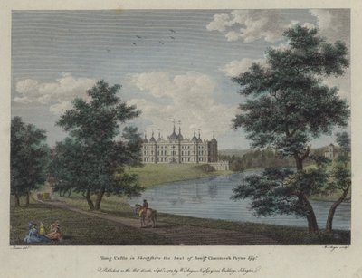 Tong Castle, Shropshire, der Sitz von Benjamin Channock Payne von English School
