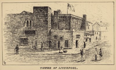 Turm von Liverpool (Gravur) von English School