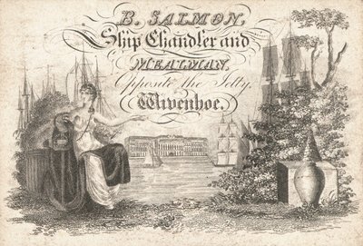 Handelskarte, B Salmon von English School