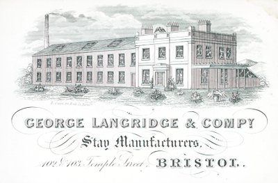 Handelskarte, George Langridge & Company von English School
